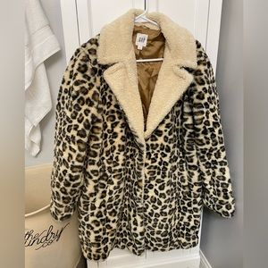 Leopard Faux Fur Coat